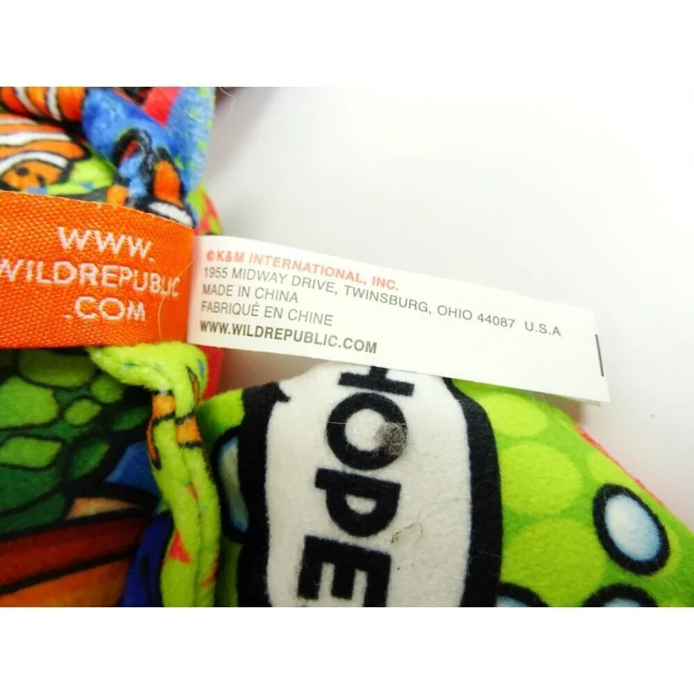 Wild Republic Message from the Planet Sea Turtle Plush Stuffed Animal Colorful - Picture 6 of 9